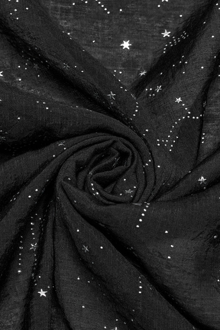 Gothic Coat with Star Lace-Up, Half Sleeves, Hollow Shoulder