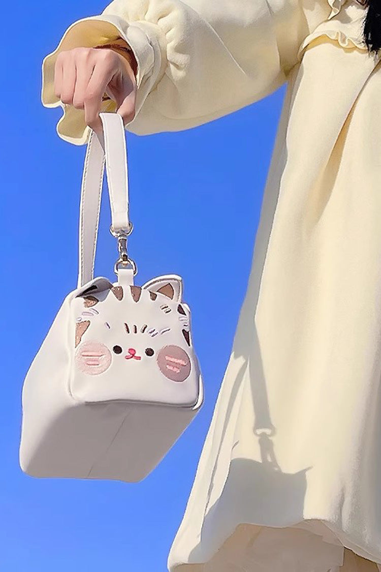 Adorable Toast Cat Themed Lolita Shoulder Bag in Three Hues