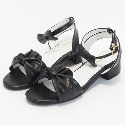 Classic Lolita Sandals with Bowknot, Elegant Design
