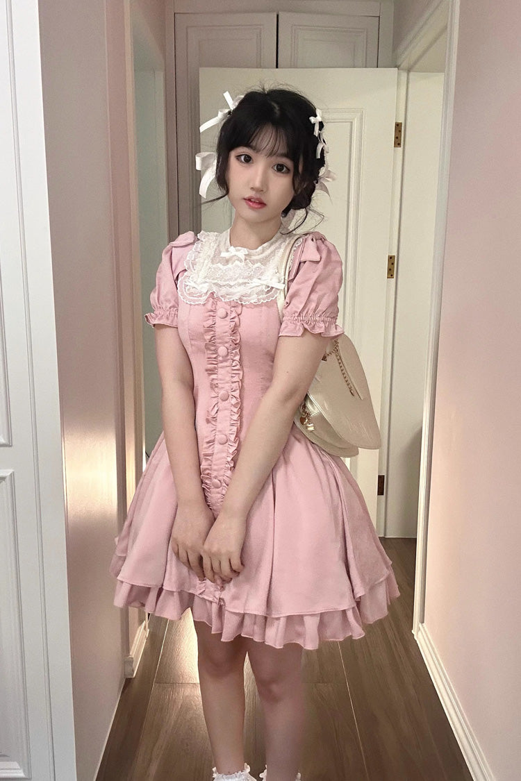 Annie's Gift Short Bowknot Mini Dress Plus