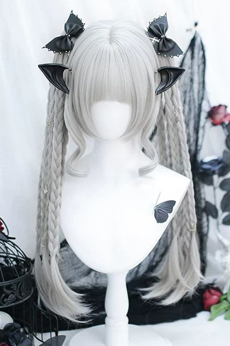 Twin Tails Wig Set - Hime Cut Lolita Style