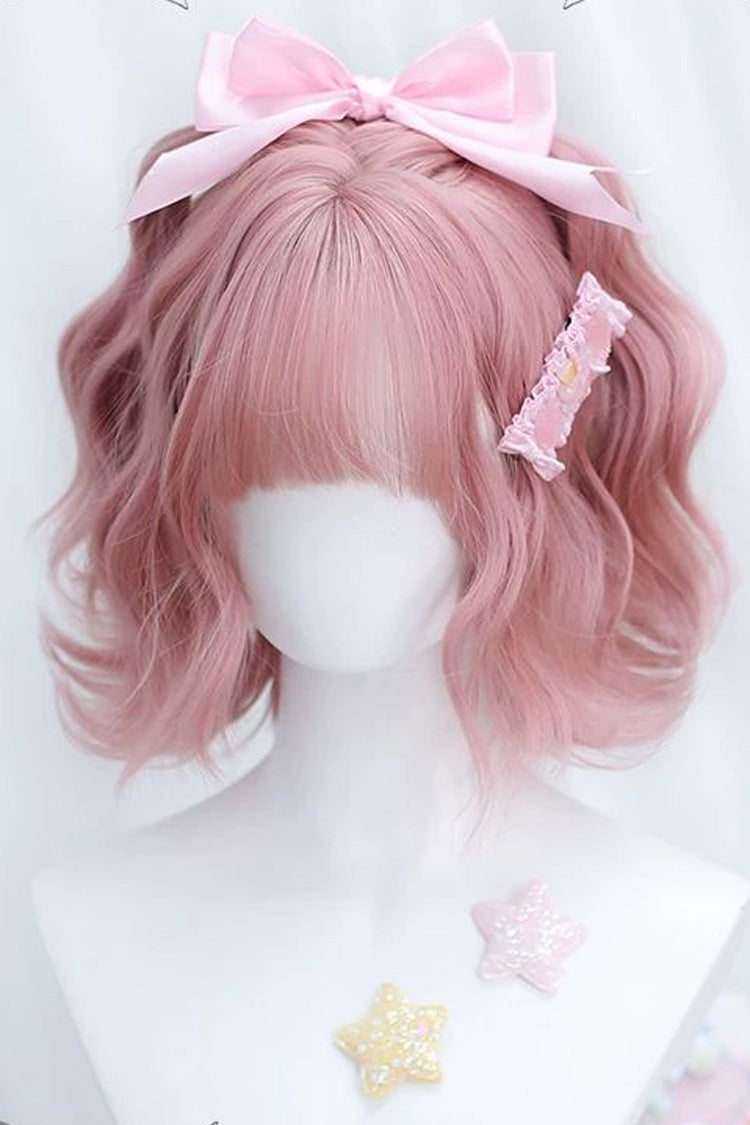 Soft Blush Natural Voluminous Short Ringlet Lolita Hairpiece