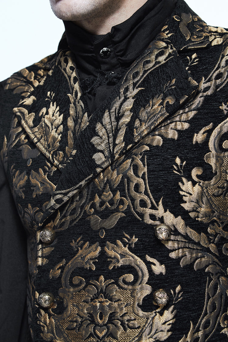 Gothic Waistcoat with Jacquard Pattern