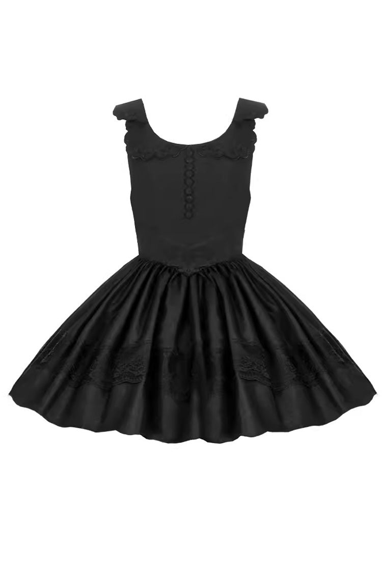 Classic Gothic Lolita JSK Dress with Night Traveler Motif