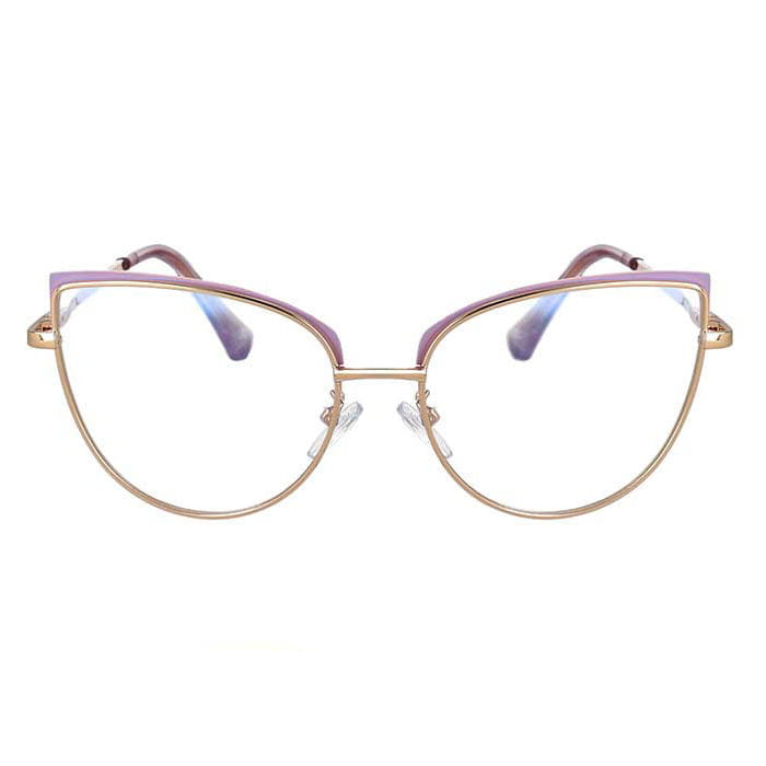 Cat Eye Glasses - Purple
