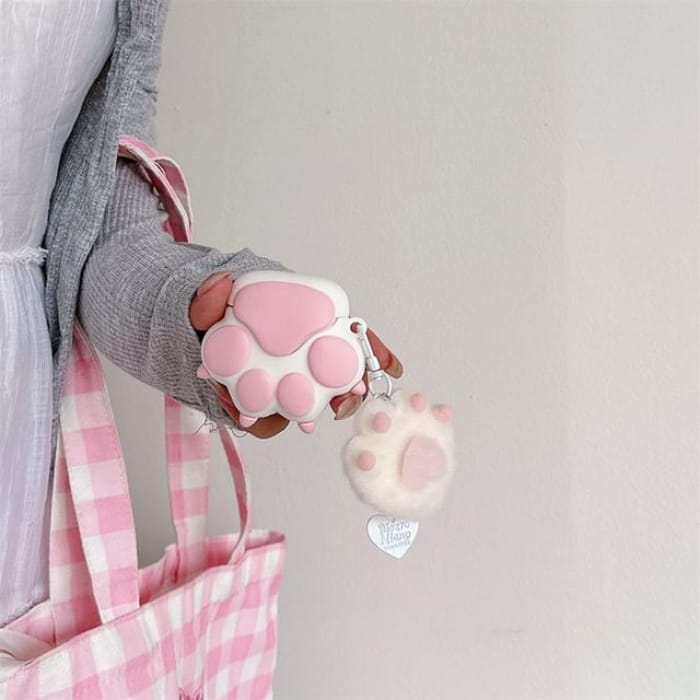 Cat Paw AirPods / Pro Earphone Case Skin / Charm / Set