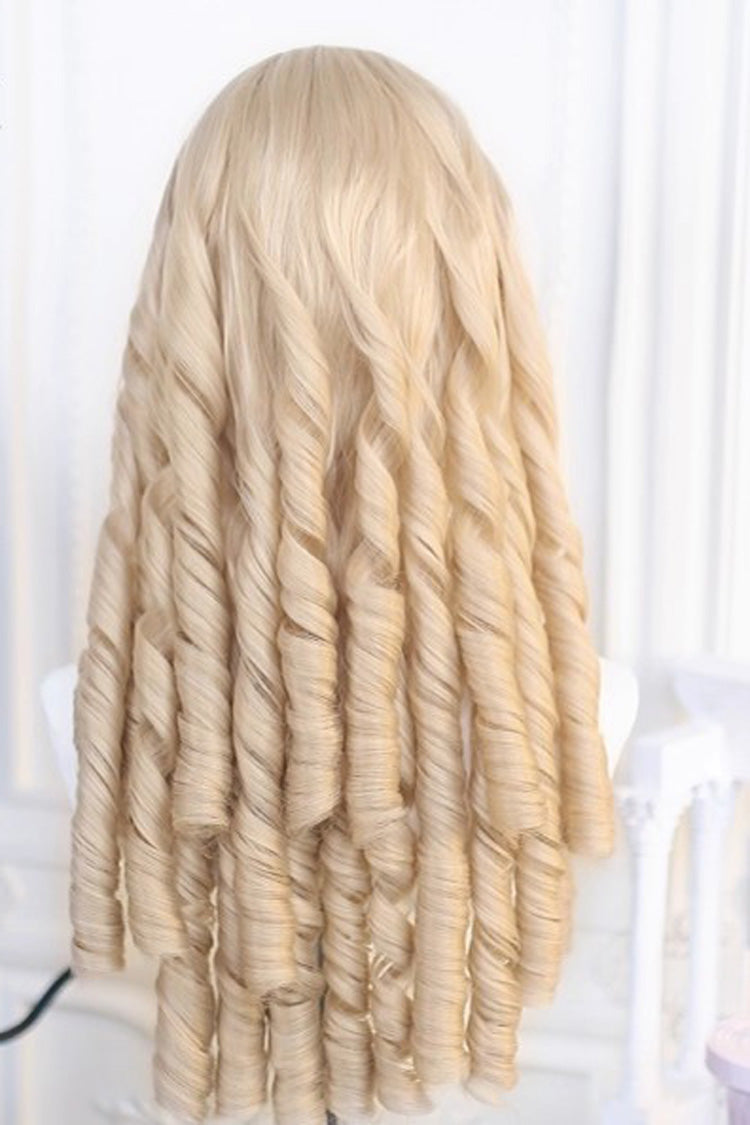 Blonde Sweet Japanese Roman Curls Lolita Long Wig