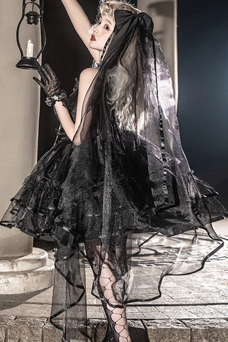 Seven Deadly Sins Gothic Plus Size Lolita JSK with Double Ruffles