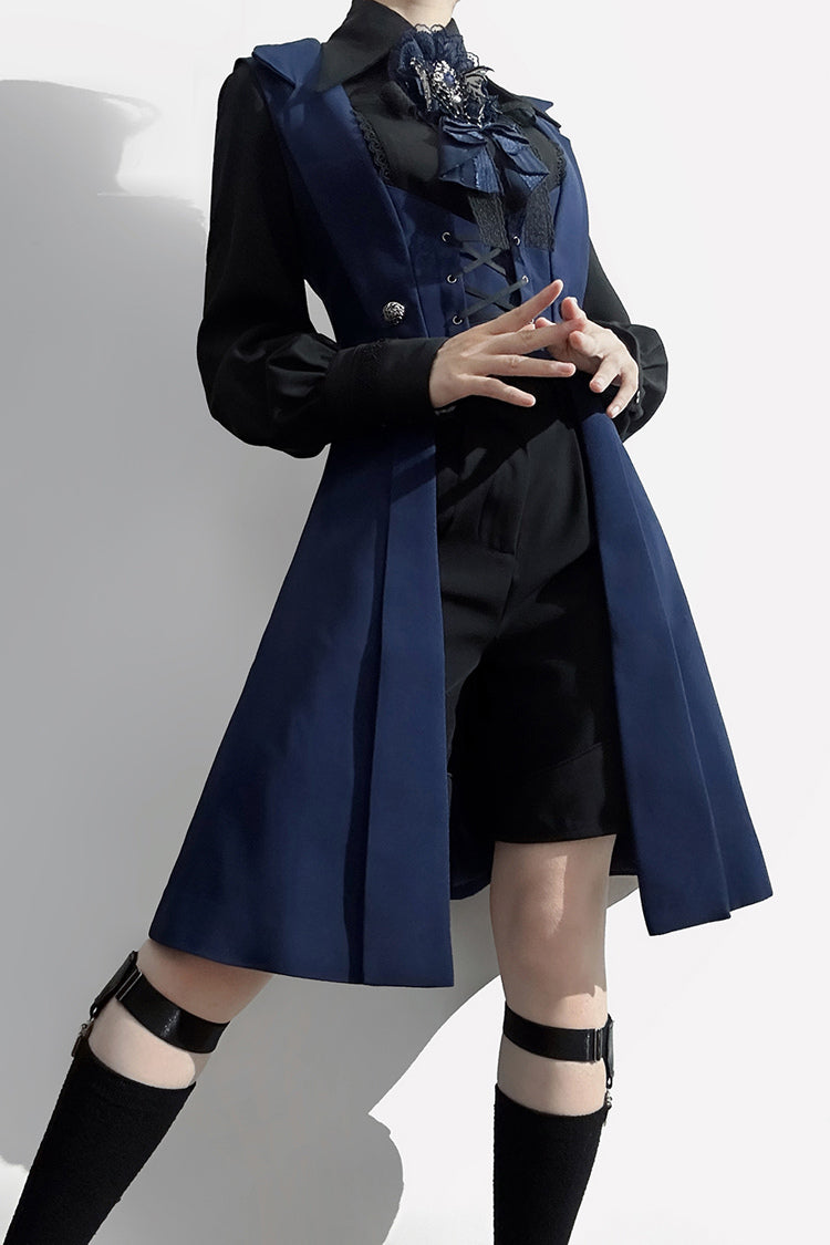 Medieval Ouji Gothic Lolita Extended Waistcoat in Three Shades
