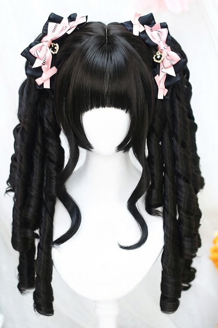 Roman Curl Pigtails Wig Set - Lolita Short Style
