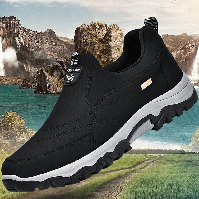 Breathable Men's PU Slip-Ons Leather Loafers