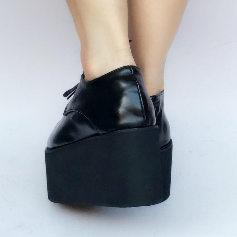 PU SP168274 Shoes Made Cool Custom Red/Black Platform