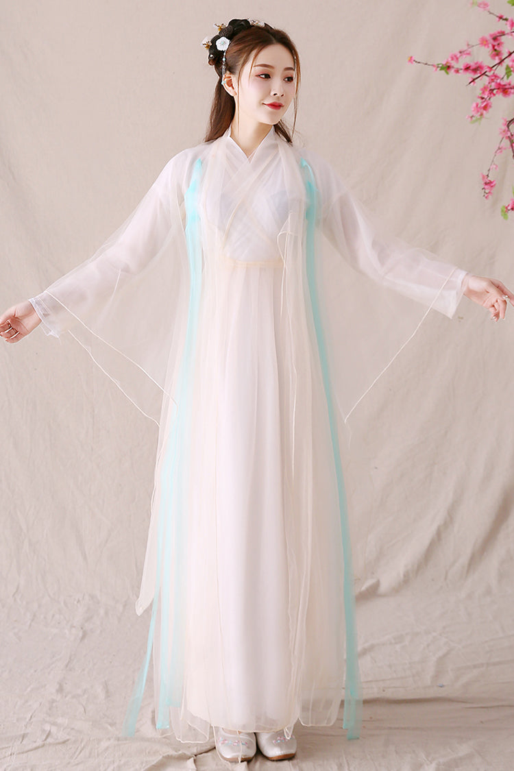 Pink Fairy Hanfu Gown with Ancient Style