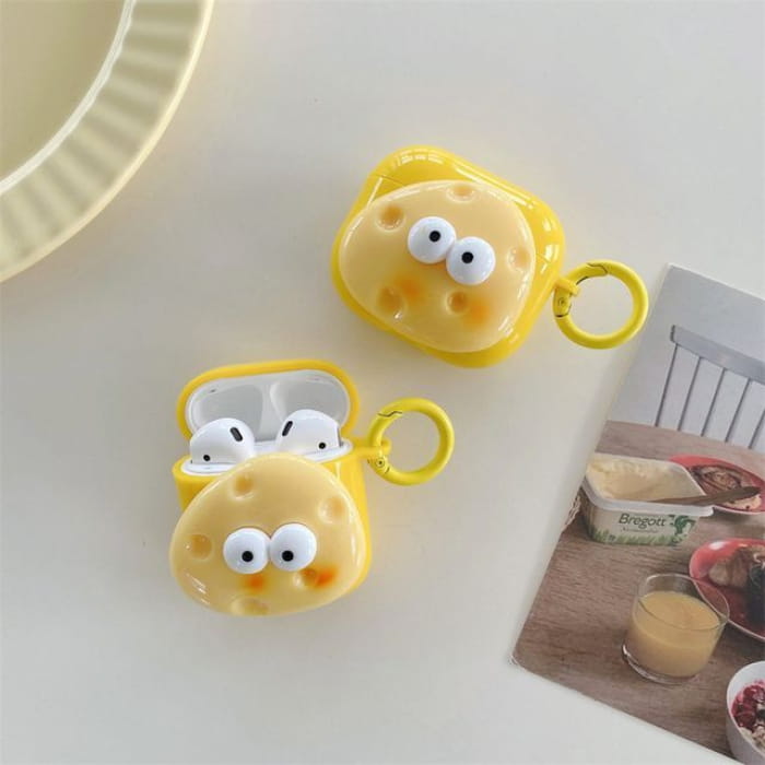 Cheese AirPods / Pro Earphone Case Skin - Yellow / 1 / 2