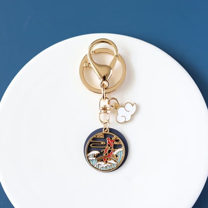 Chinese Key Ring - Koi / One Size