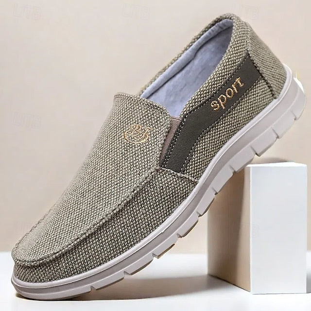 Fleece Slip-Ons Men's Boots lined Winter PU Loafers