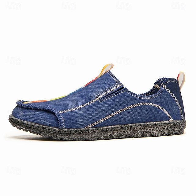 - Eco-Friendly Sustainable Slip-On Canvas Shoes Men's