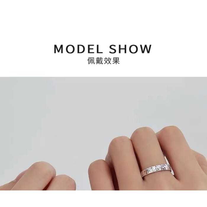 Couple Matching Sterling Silver Ring