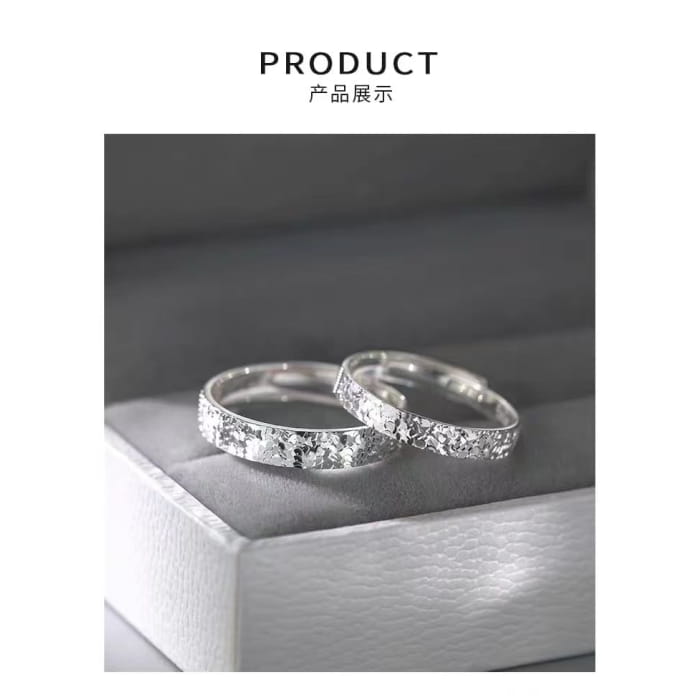 Couple Matching Sterling Silver Ring