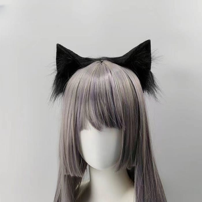 Cute Realistic Neko Girl Cosplay Ears ON826 - Black