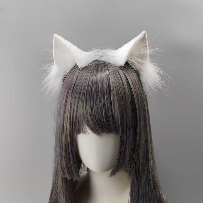 Cute Realistic Neko Girl Cosplay Ears ON826 - White