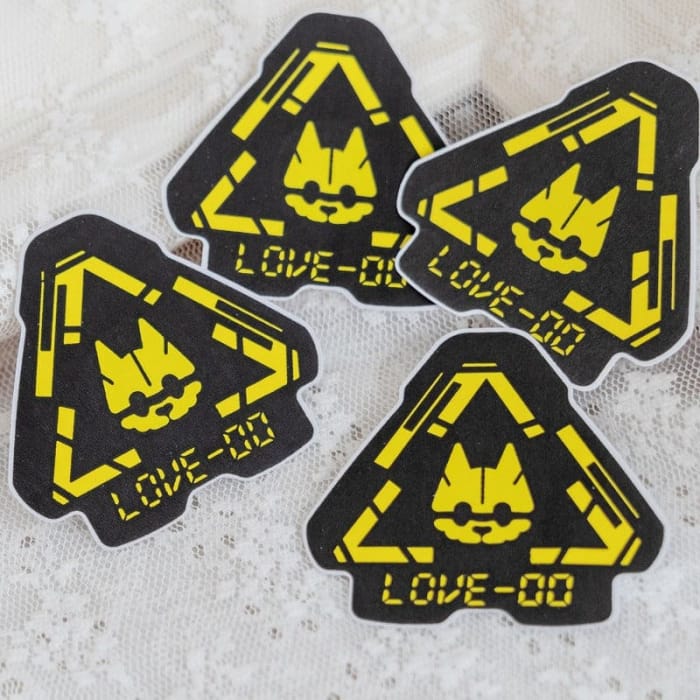 CyberPunk Cat Crotch and Bo0bs Stickers ON856 -
