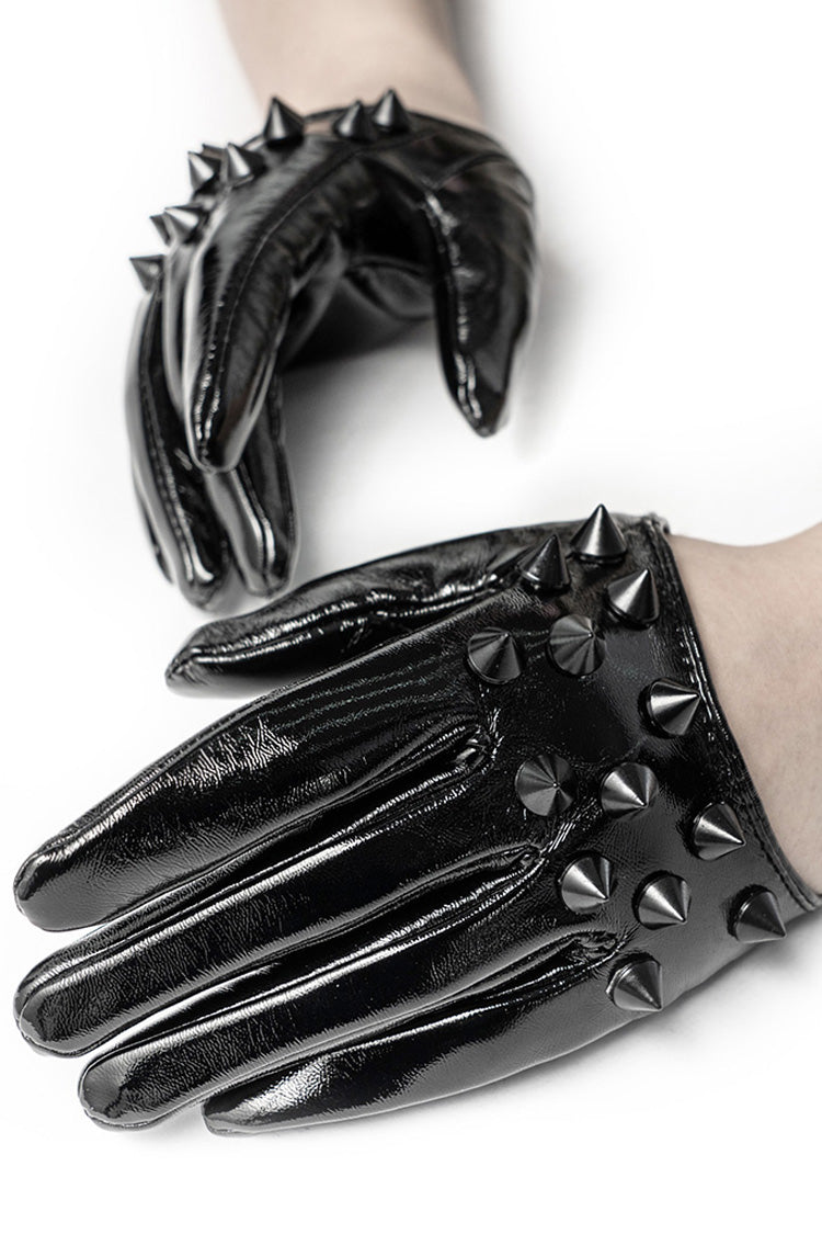 Eclipse Steampunk Gloves with Riveted Leather Fingers