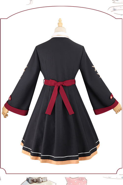 Onyx OP Dress - Magic High Waist Sweet Lolita with Cloak