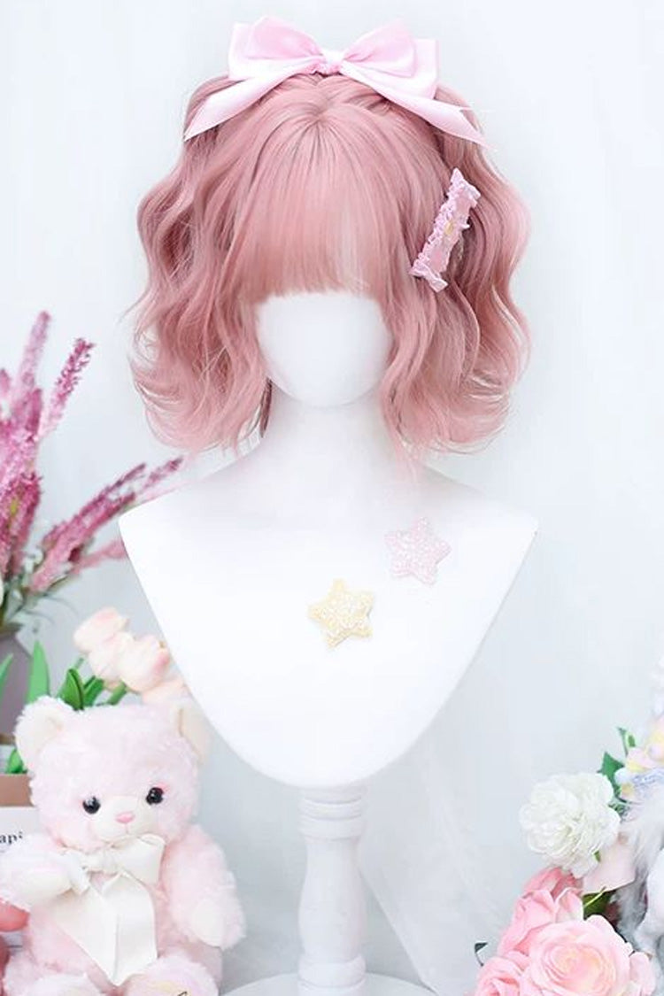 Soft Blush Natural Voluminous Short Ringlet Lolita Hairpiece