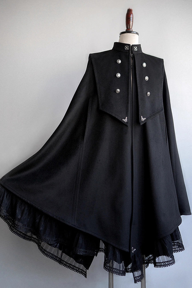 Gothic Prince Double-Breasted Ouji Cloak Coat, 3 Colorways