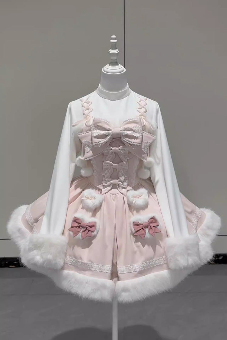 Furry Bow Sweet Lolita Dress
