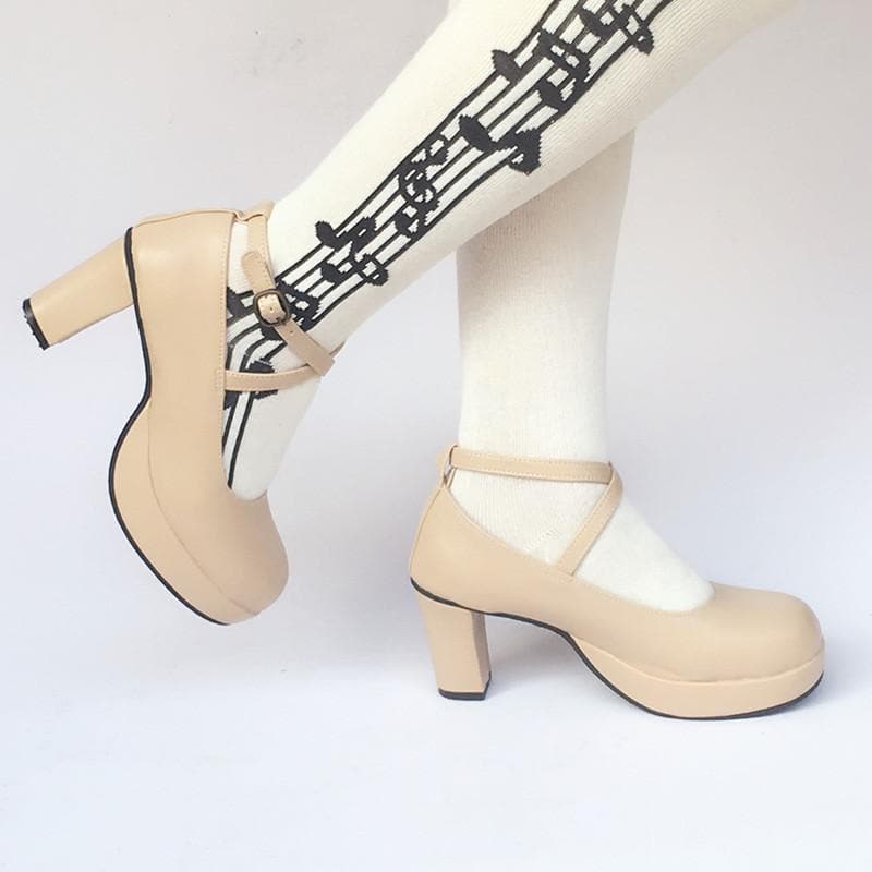 High Beige Made Elegant Custom SP168137 Shoes Heels