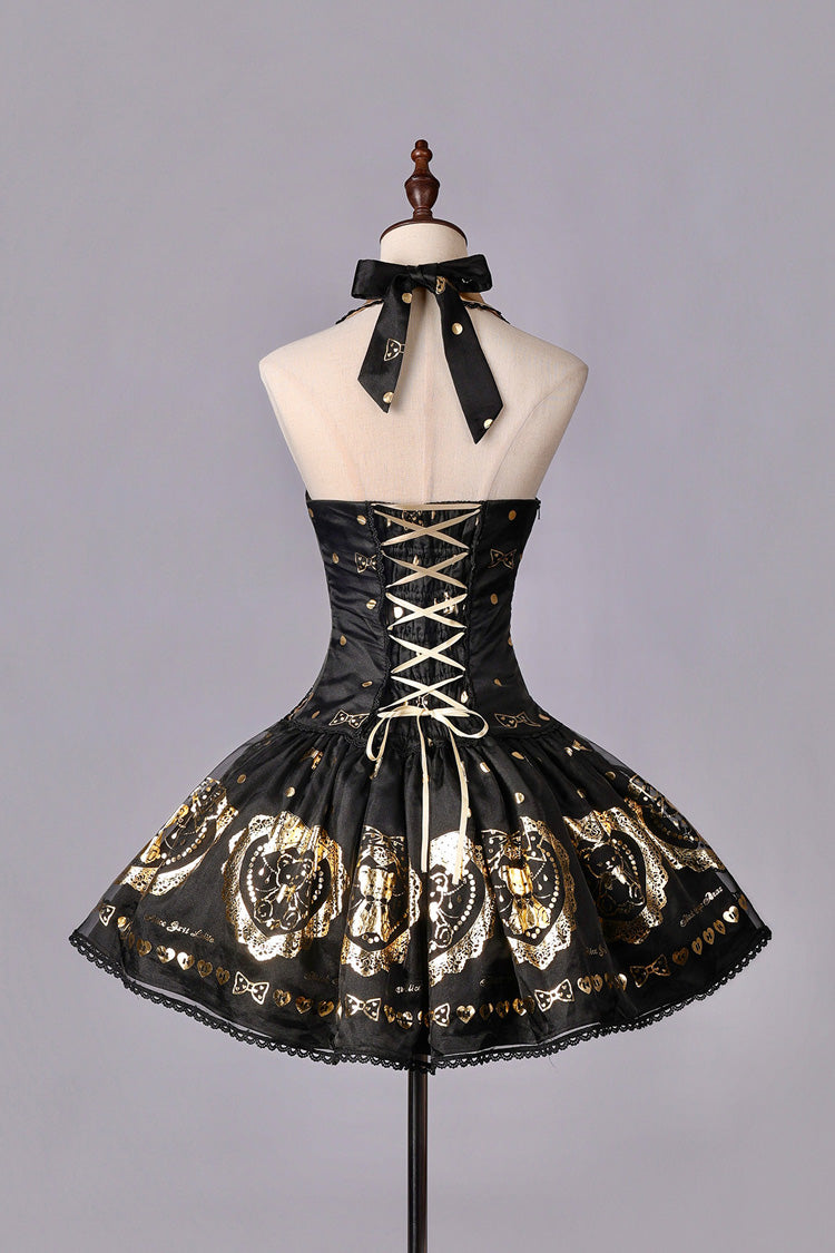 Classic Lolita Dress with Bow and Lace
