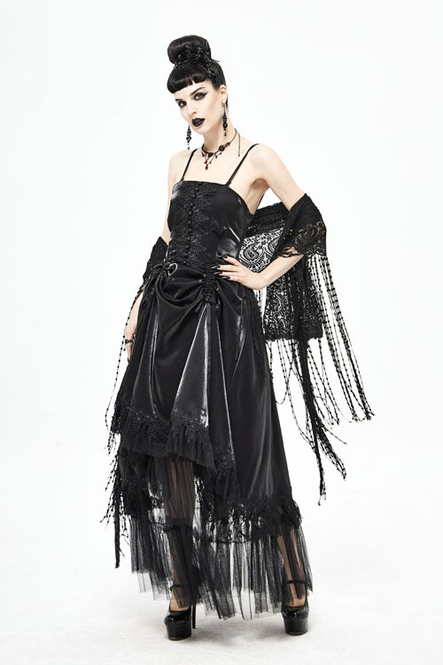 Gothic Layered Tube Dress for Women