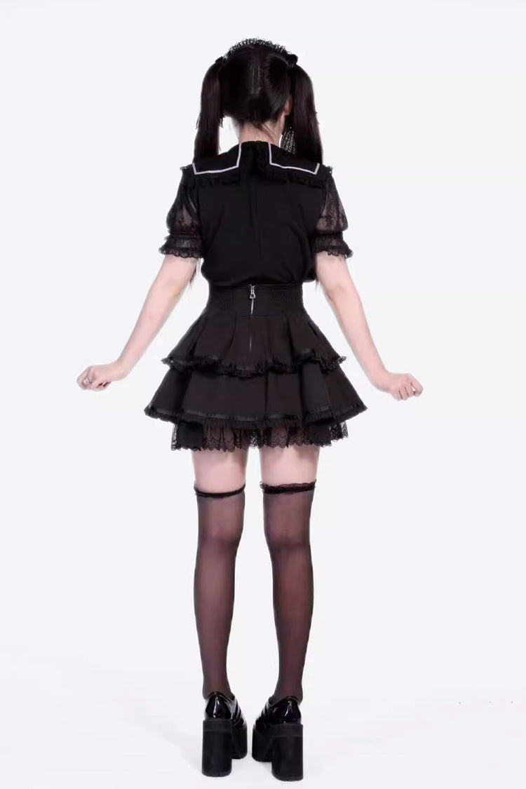 Fruit Candy Ruffle Bowknot Lace Skirt in 5 Colors