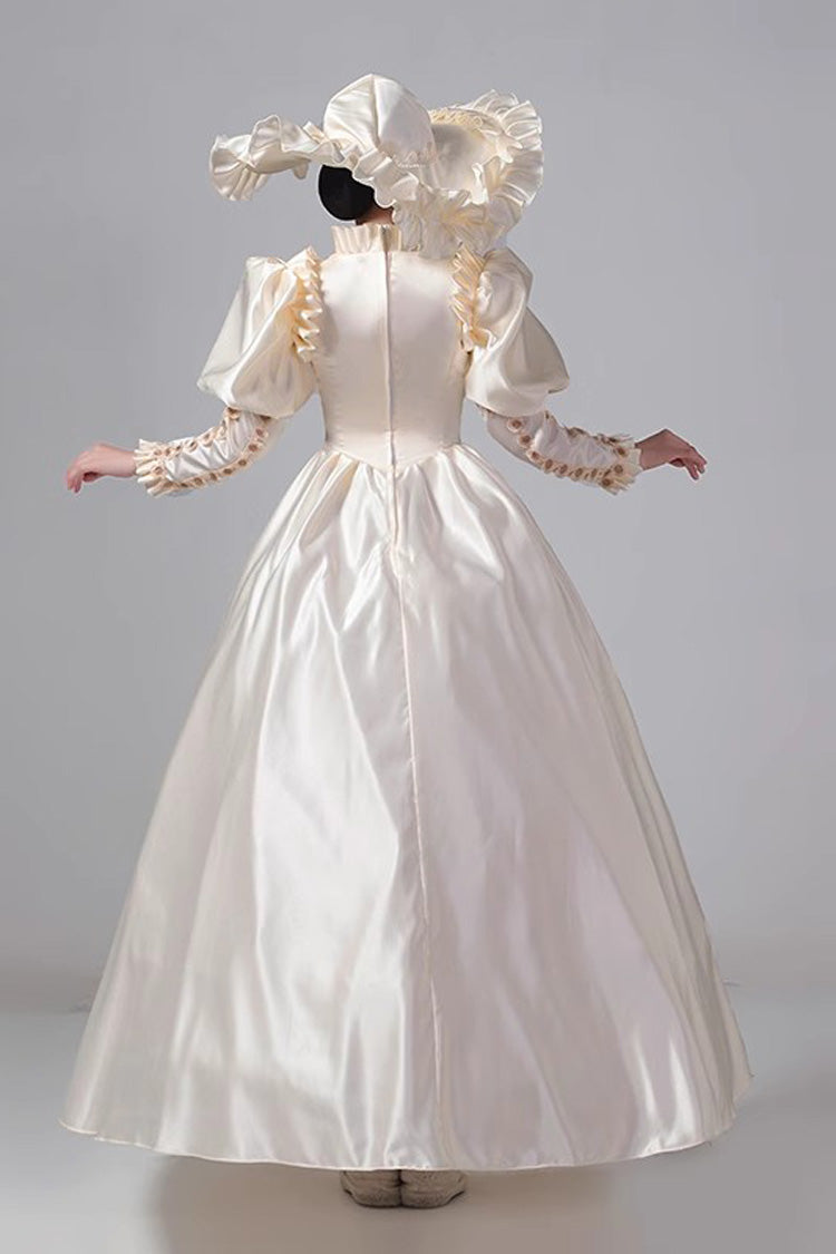 Ruffled Cardigan Classic Victorian Gown - Princess Vintage