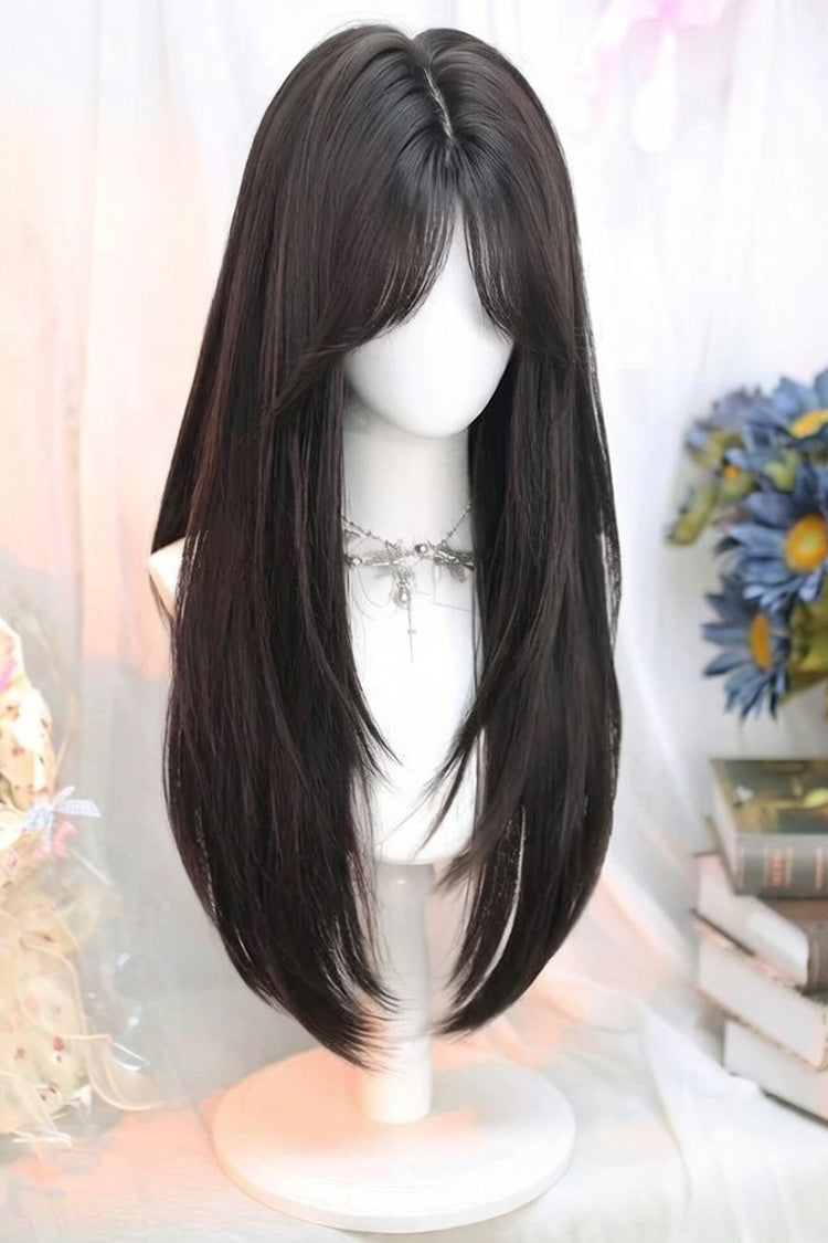 Daily Lolita Wig with Straight Hair and Eight Bangs
