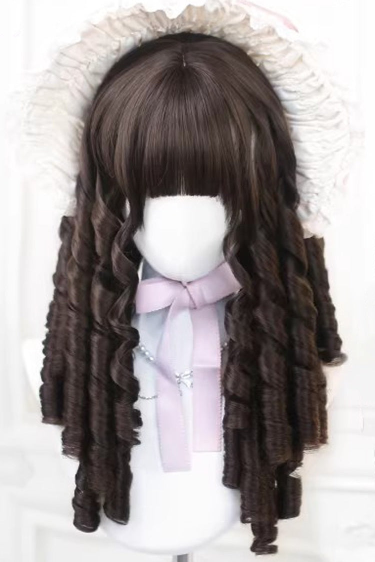 Adorable Lolita Wig with Spiral Ringlets in 3 Color Options