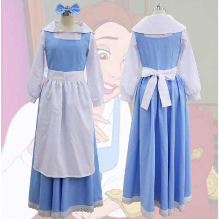 Disney Beauty and the Beast Princess Belle Cosplay Costume