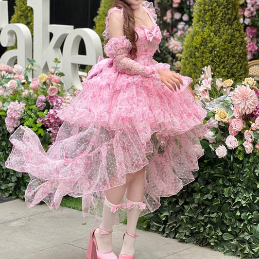 Dreamy Barbie Pink Roses Lolita Dress ON832
