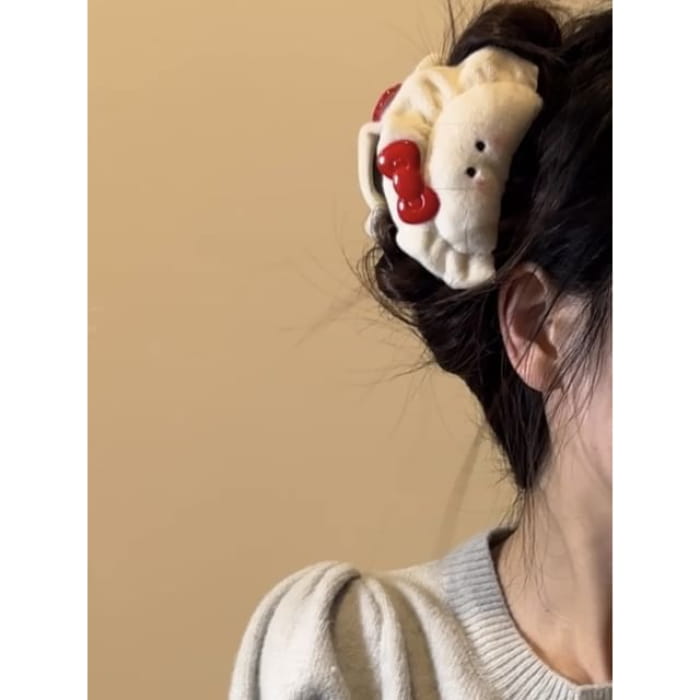 Dumpling Fabric Hair Clamp / Clip (Various Designs) - 1 Pc