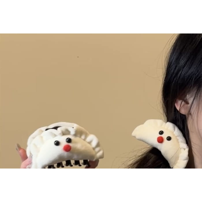 Dumpling Fabric Hair Clamp / Clip (Various Designs)