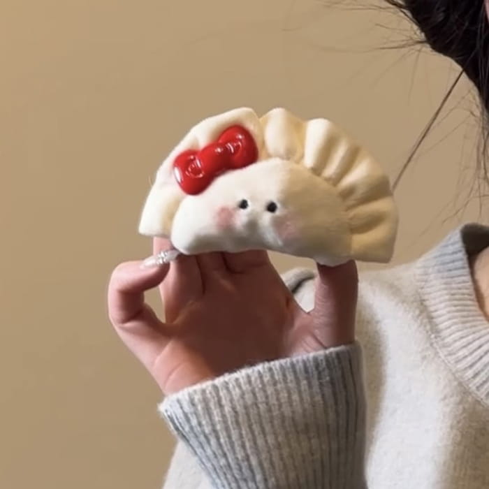 Dumpling Fabric Hair Clamp / Clip (Various Designs)