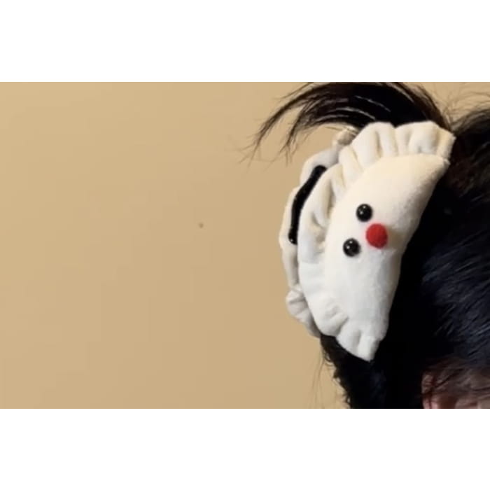Dumpling Fabric Hair Clamp / Clip (Various Designs)