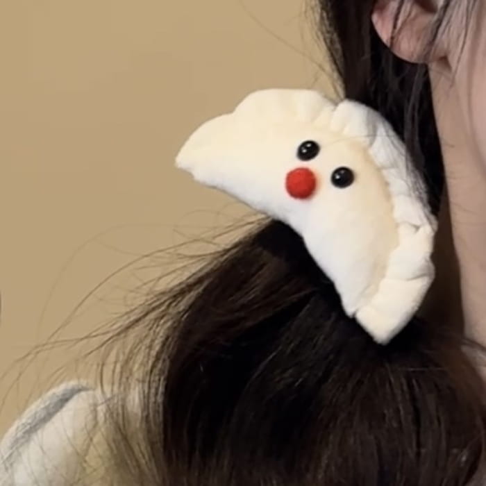 Dumpling Fabric Hair Clamp / Clip (Various Designs)