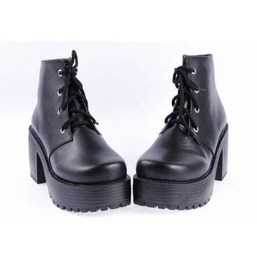 High Heel Platform Classic Lolita Patent Shoes