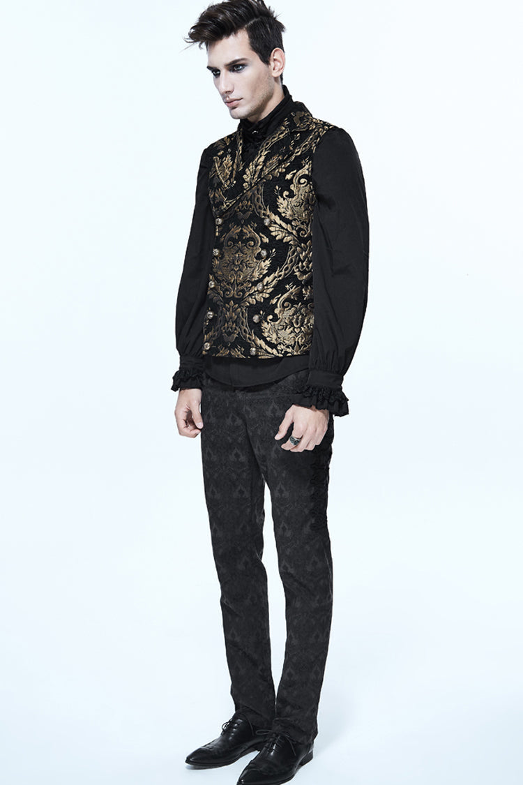 Gothic Waistcoat with Jacquard Pattern