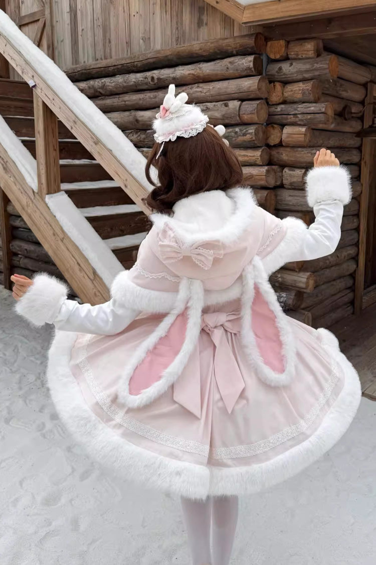Furry Bow Sweet Lolita Dress