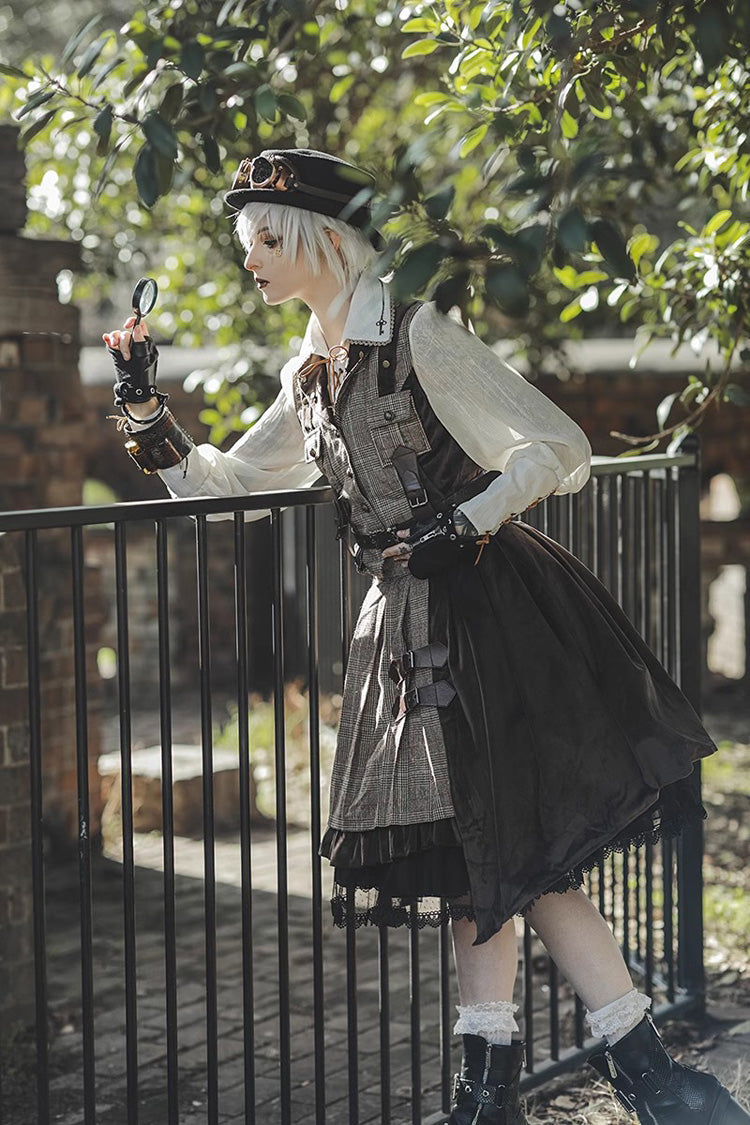 Explorer-Inspired Archaeological Ouji Lolita Vest