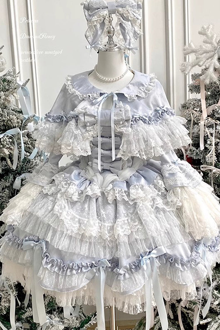 Multi Layer Bow Lace Sweet Princess Jsk - Girl Doll